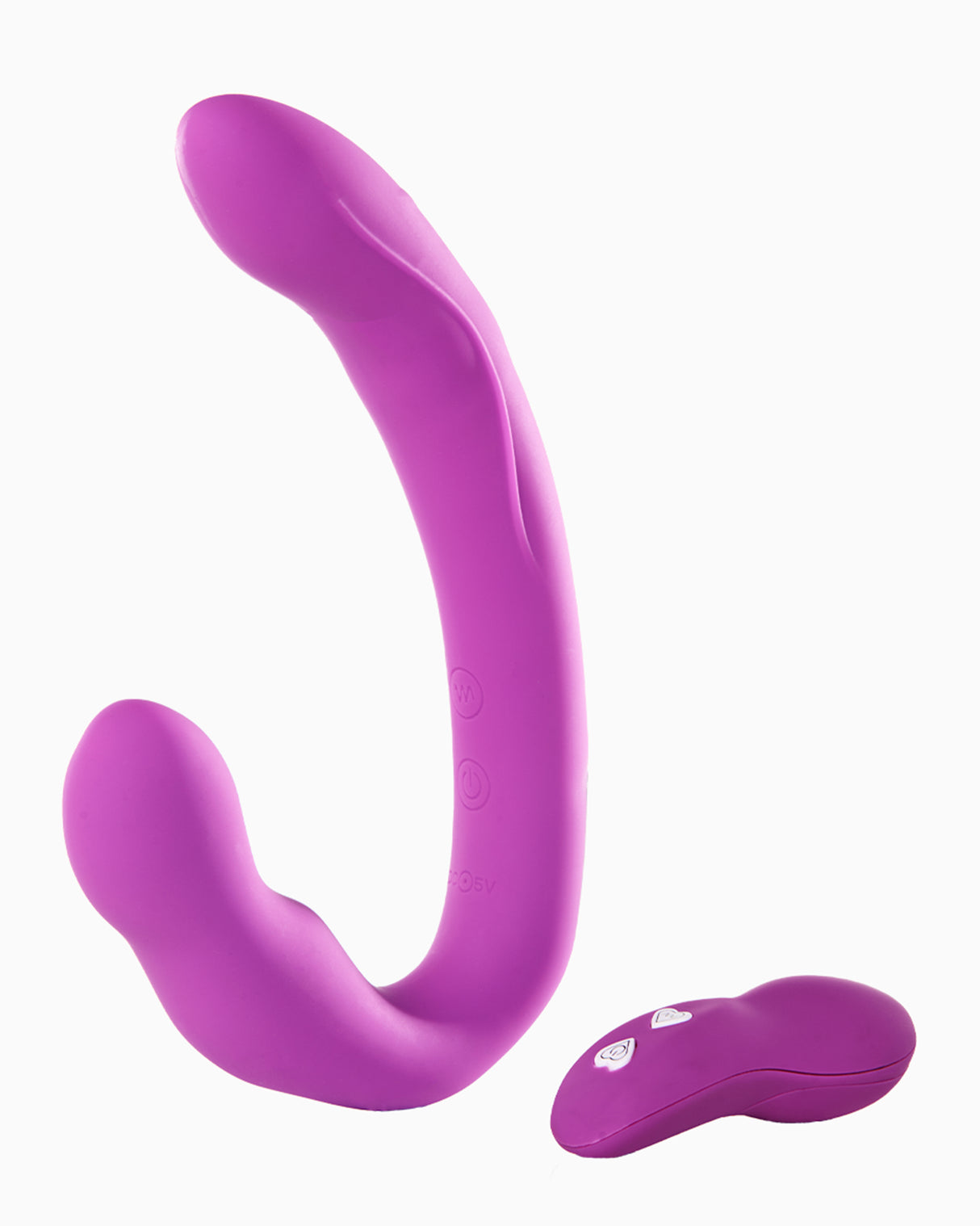 Pillow Talk Vibrating Strapless Strap-On