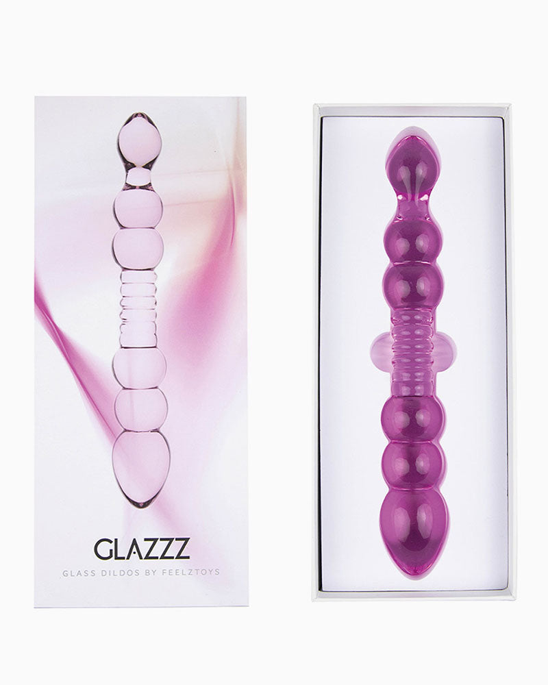 FeelzToys Glazzz Glass Dildo Lucid Dreams, 8.5 Inches