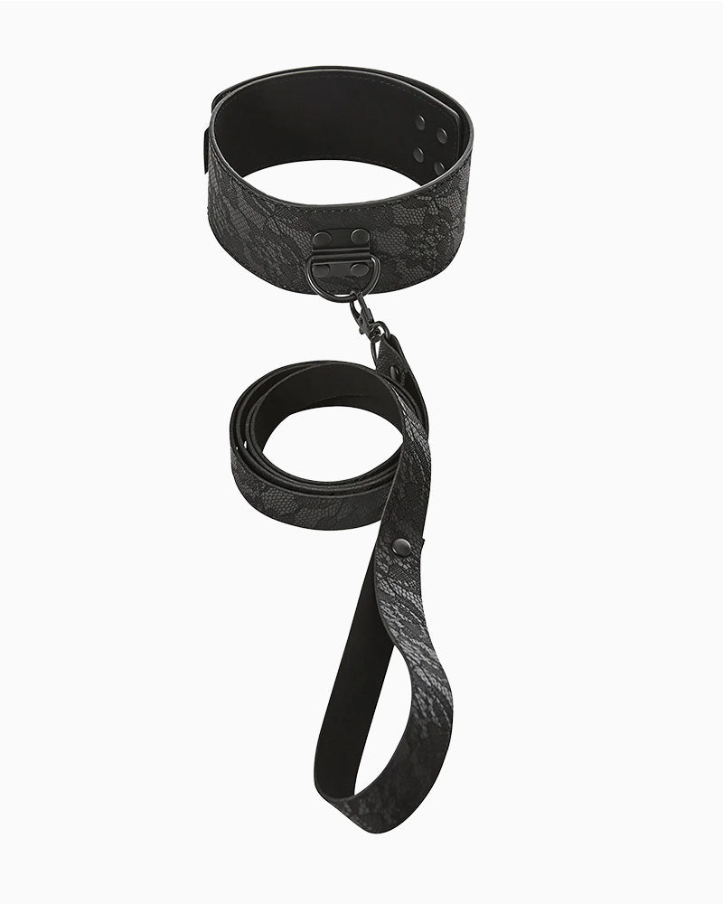 Sportsheets Sincerely Locking Lace Collar & Leash