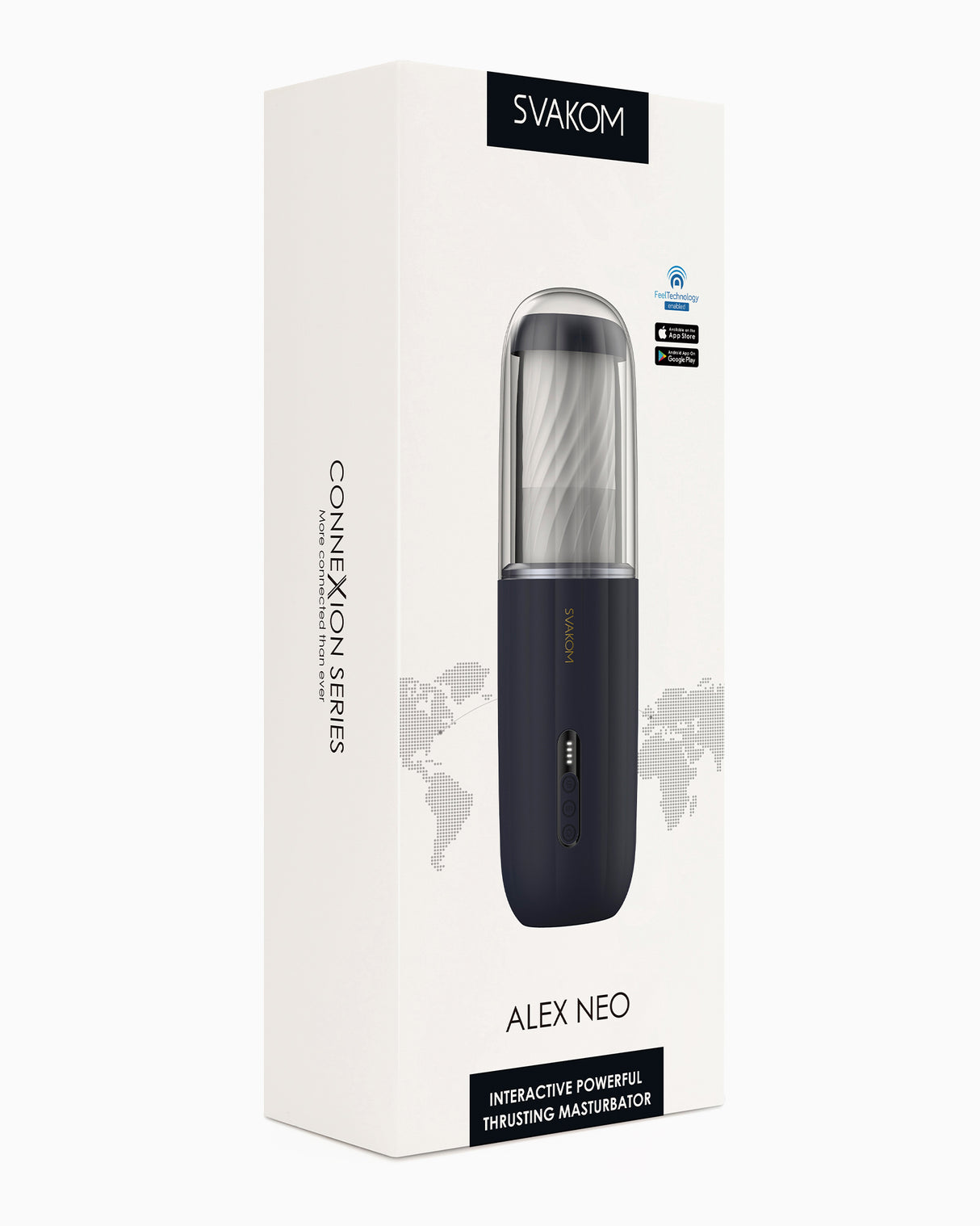 Svakom Alex Neo App Controlled Thrusting Masturbator