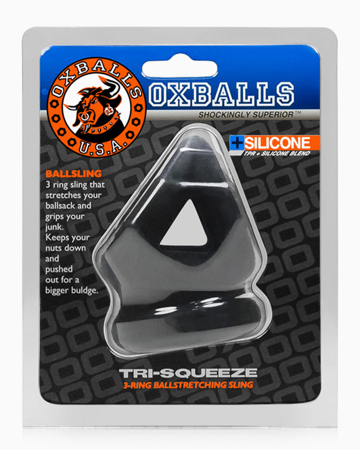 Oxballs Tri-Squeeze Cocksling & Ballstretcher