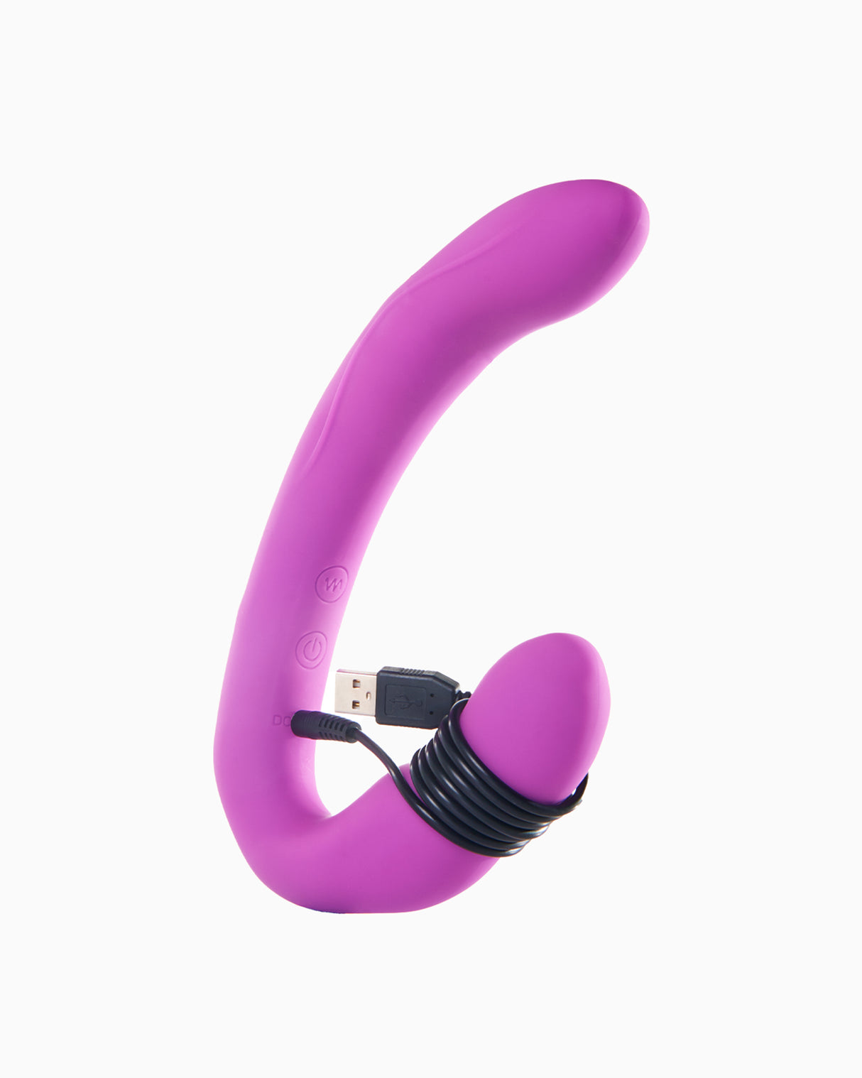 Pillow Talk Vibrating Strapless Strap-On