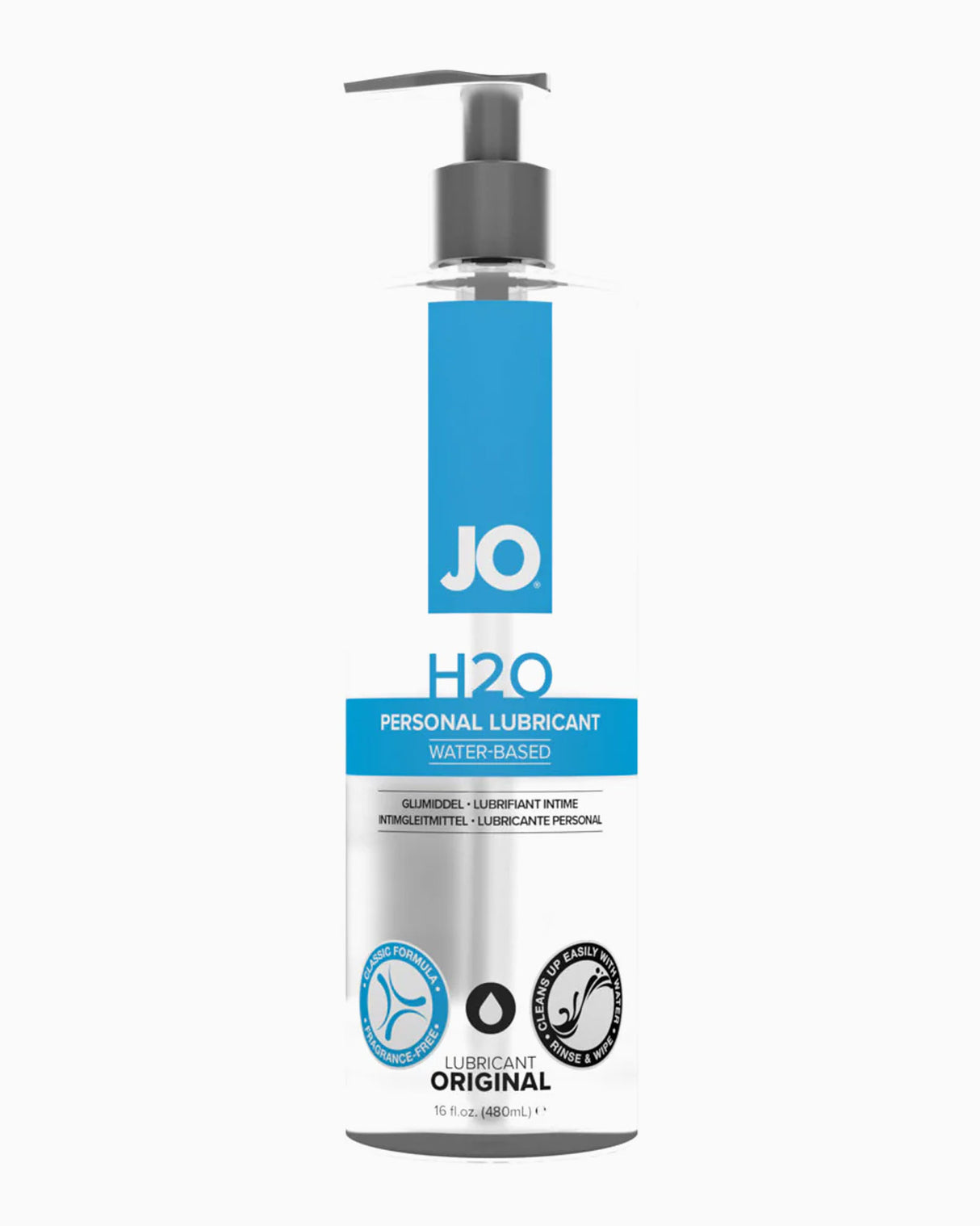 System JO H2O Water Based Lubricant 480ml