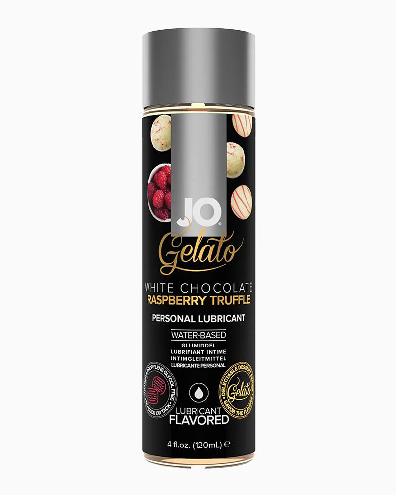 System JO Gelato White Chocolate Raspberry Truffle Water Based Lubricant 120ml