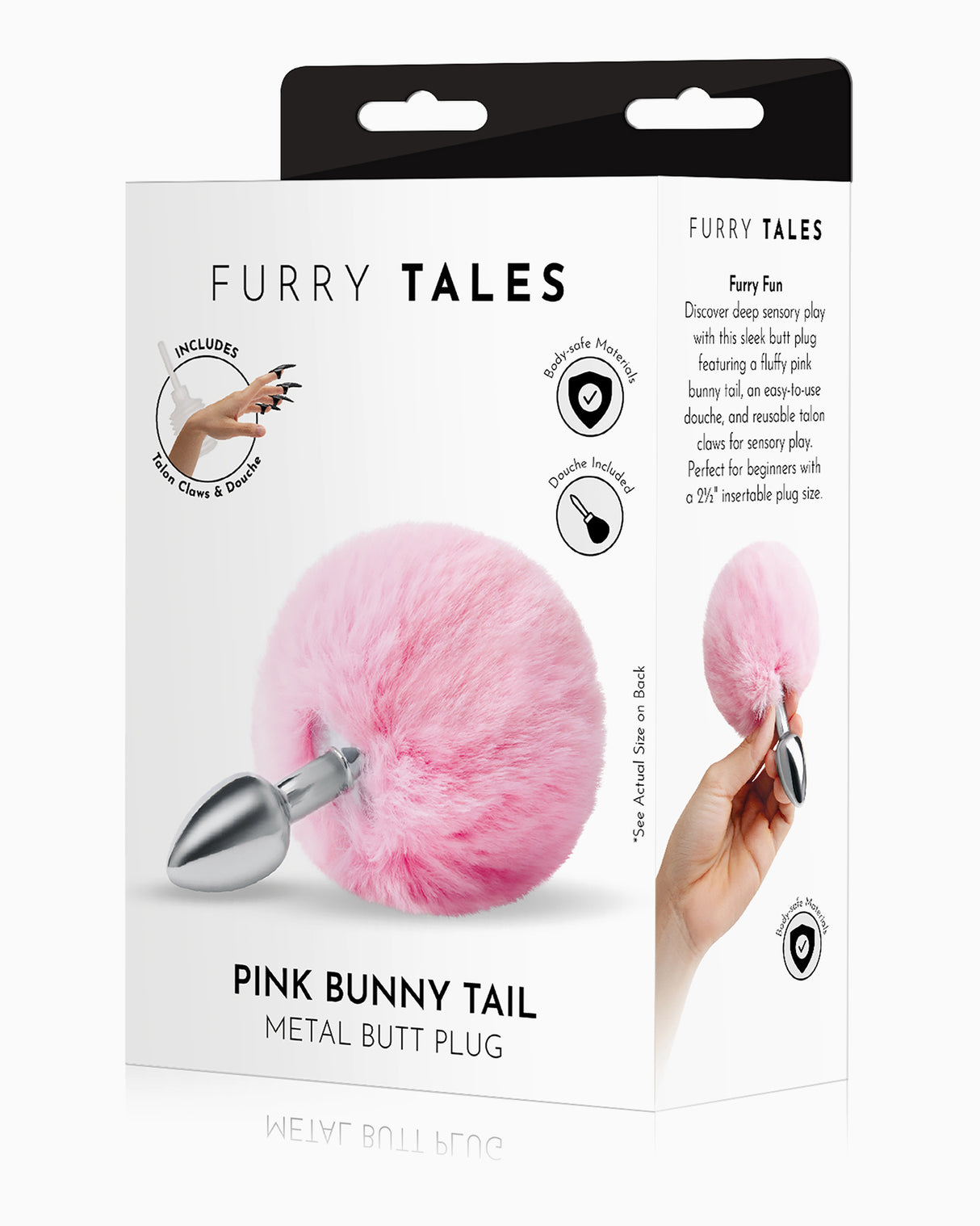 Whipsmart Metal Bunny Tail Butt Plug