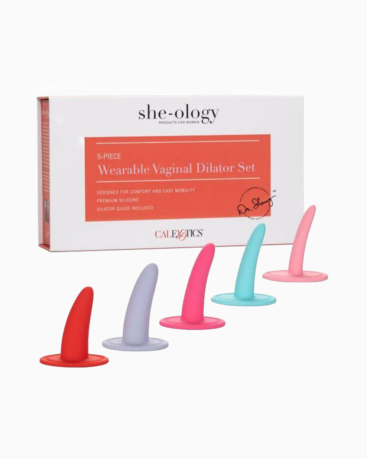 She-ology Wearable Vaginal Dilator, Set of 5