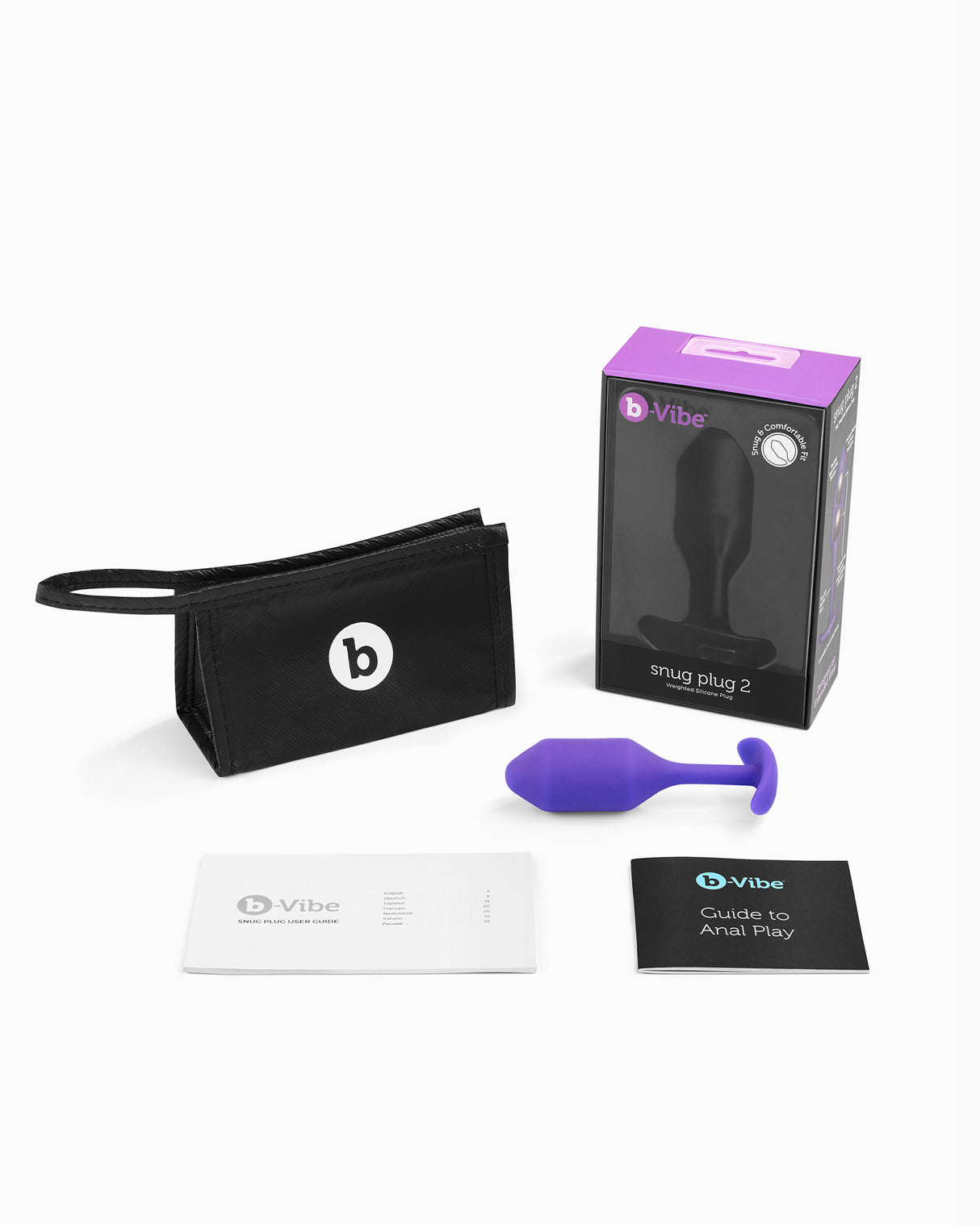 B-Vibe Snug 2 Butt Plug