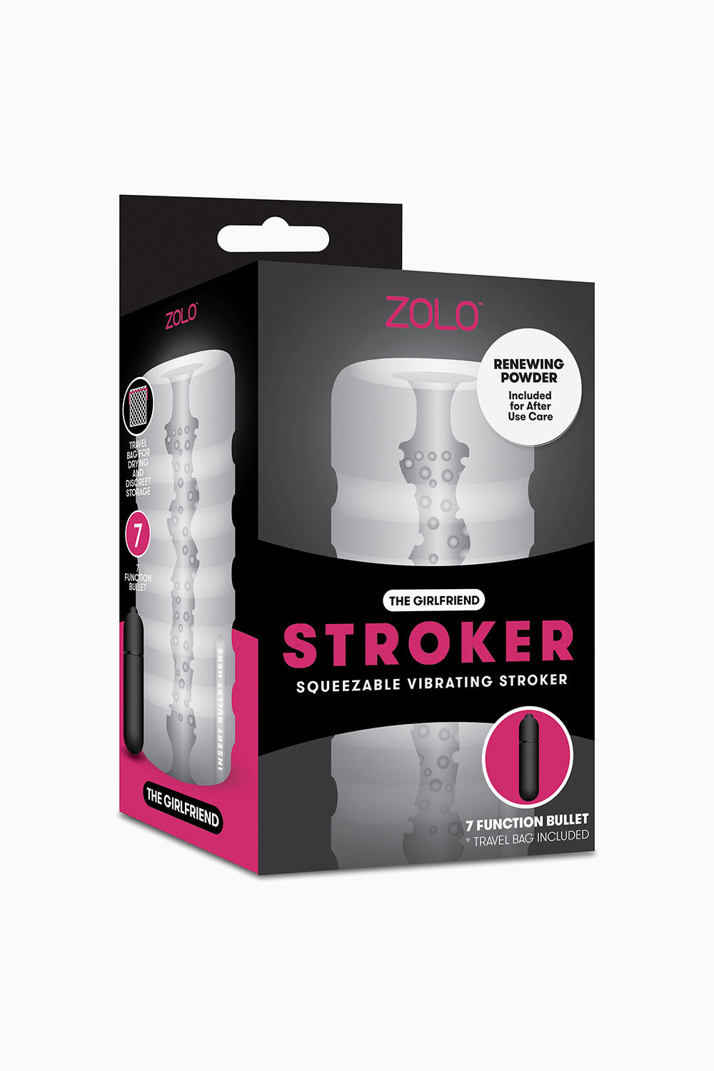 Zolo Girlfriend Vibrating Stroker Masturbator