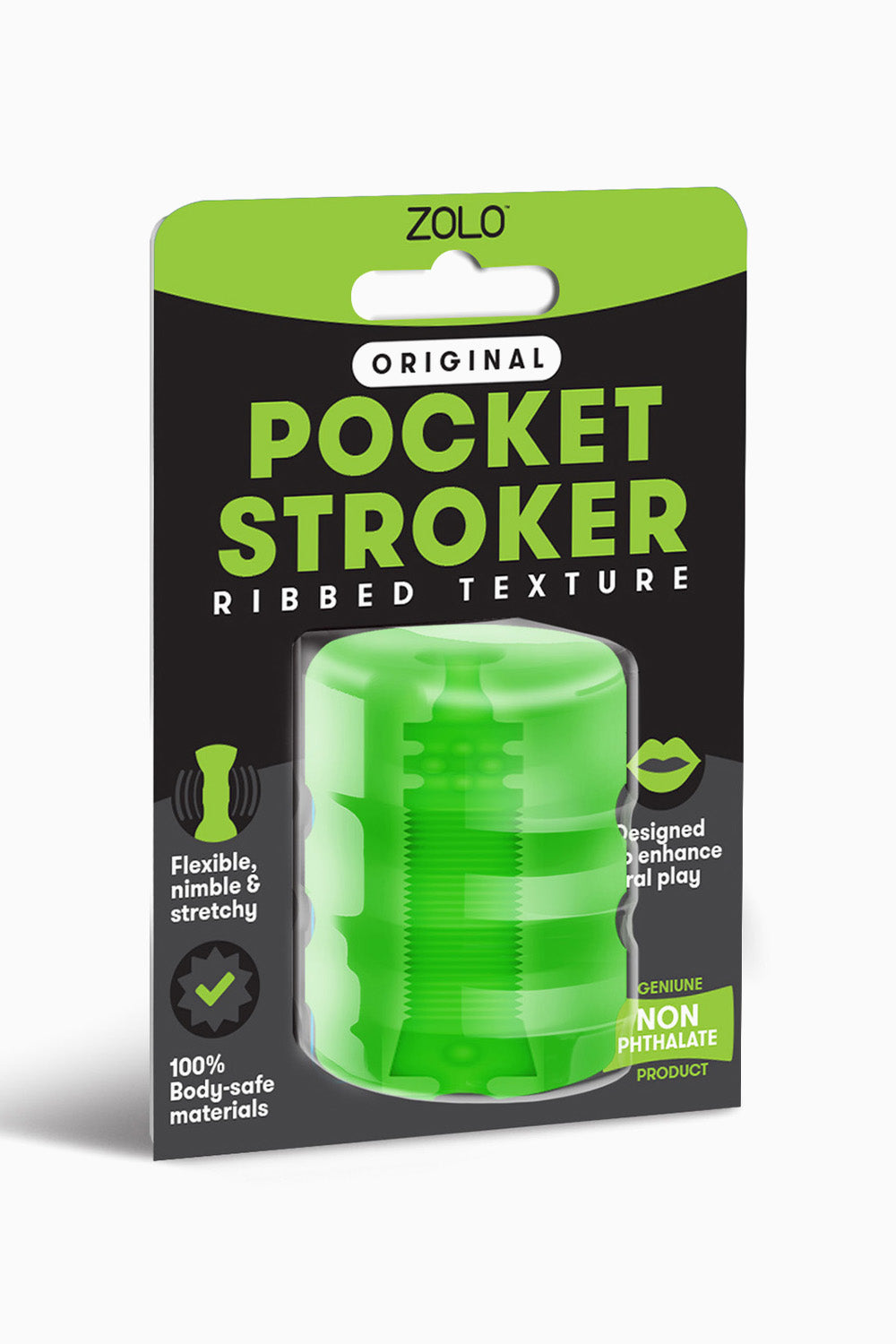 Zolo Original Ribbed Pocket Stroker