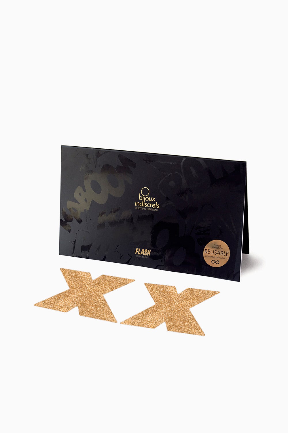 Bijoux Indiscrets Cross Flash Nipple Cover Pasties