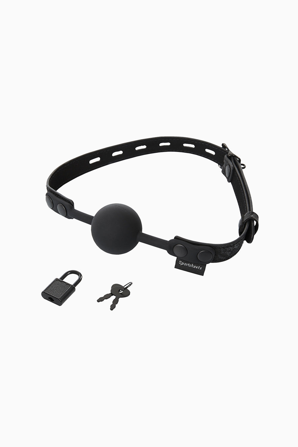 Sportsheets Sincerely Locking Lace Silicone Ball Gag