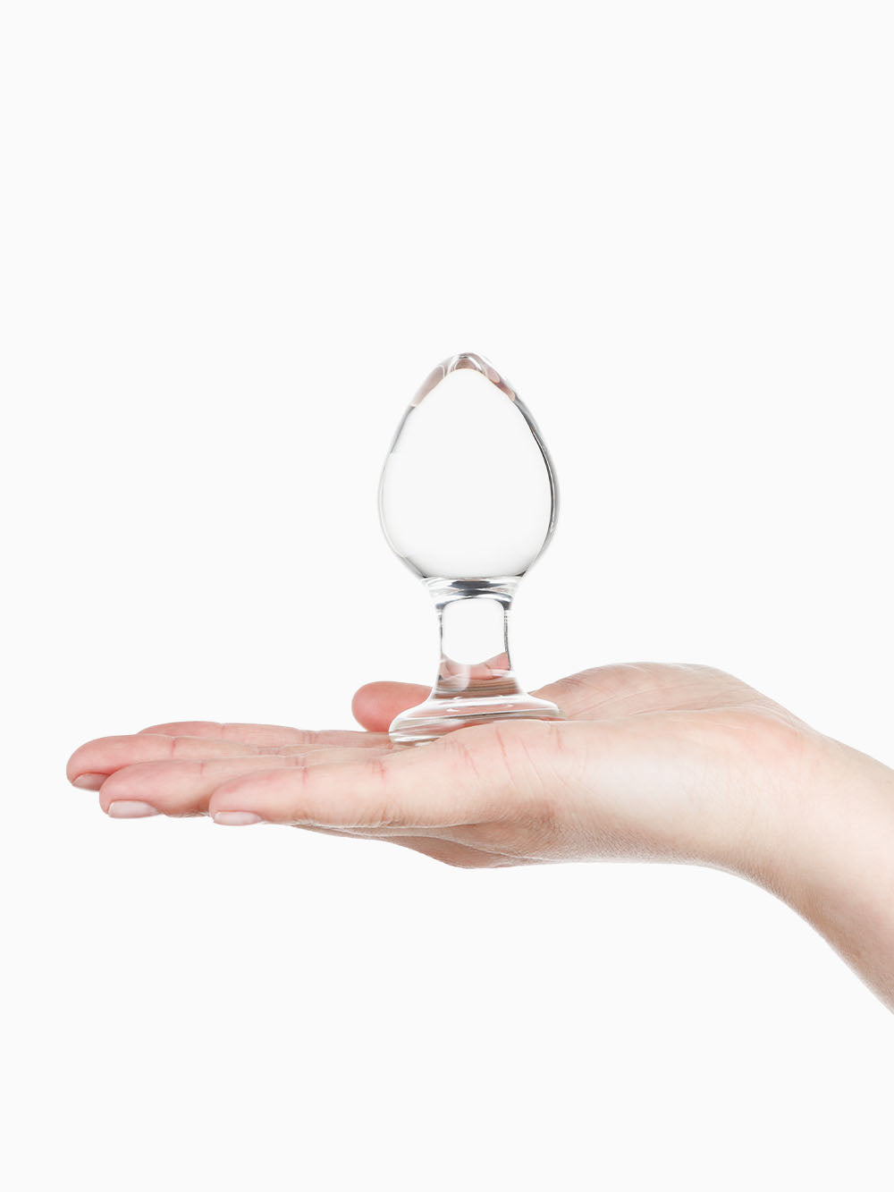 Pillow Talk Weighted Glass Butt Plug