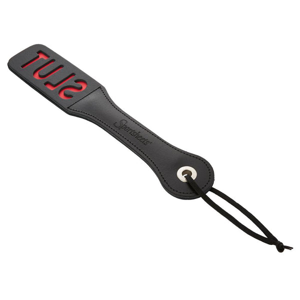 Sportsheets Slut Leather Impression Paddle