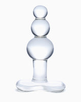 Glas Beaded Glass Butt Plug With Tapered Base