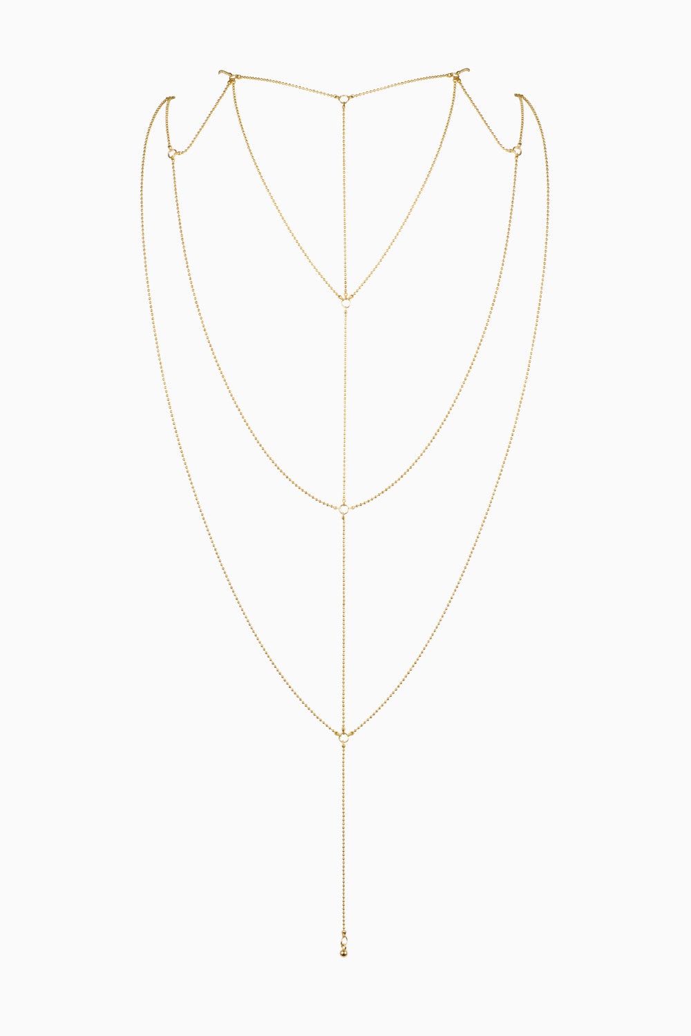 Bijoux Indiscrets Magnifique Back & Cleavage Chain Gold