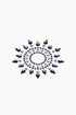 Petits Joujoux Gloria Crystal Nipple Cover Pasties Black/Purple