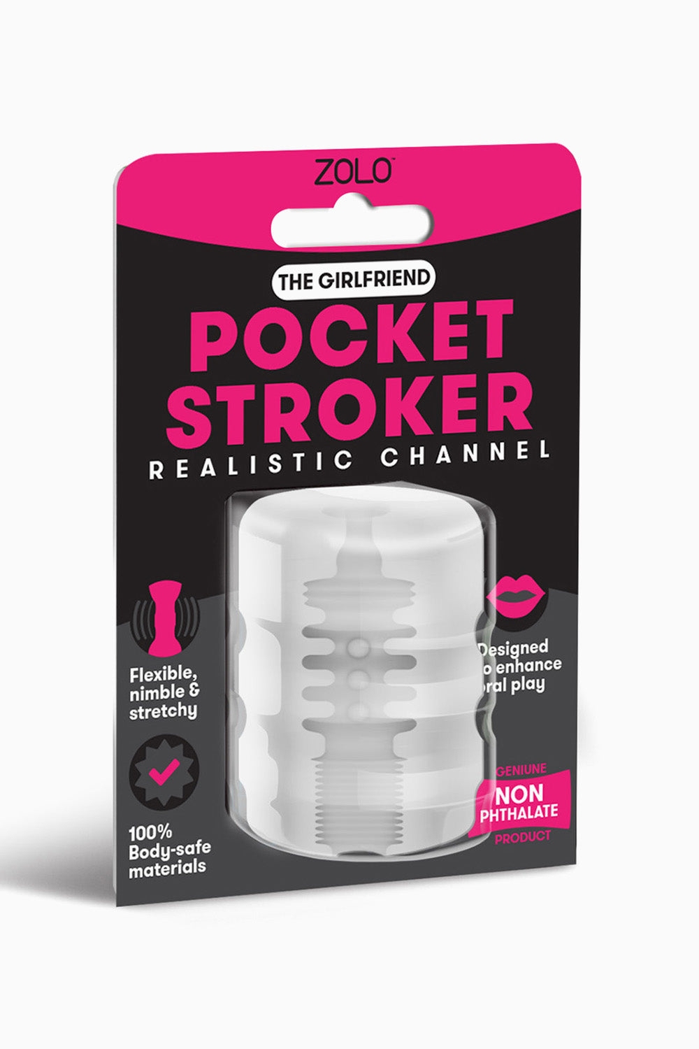 Zolo Pocket Stroker Girlfriend, 5.5 Inches