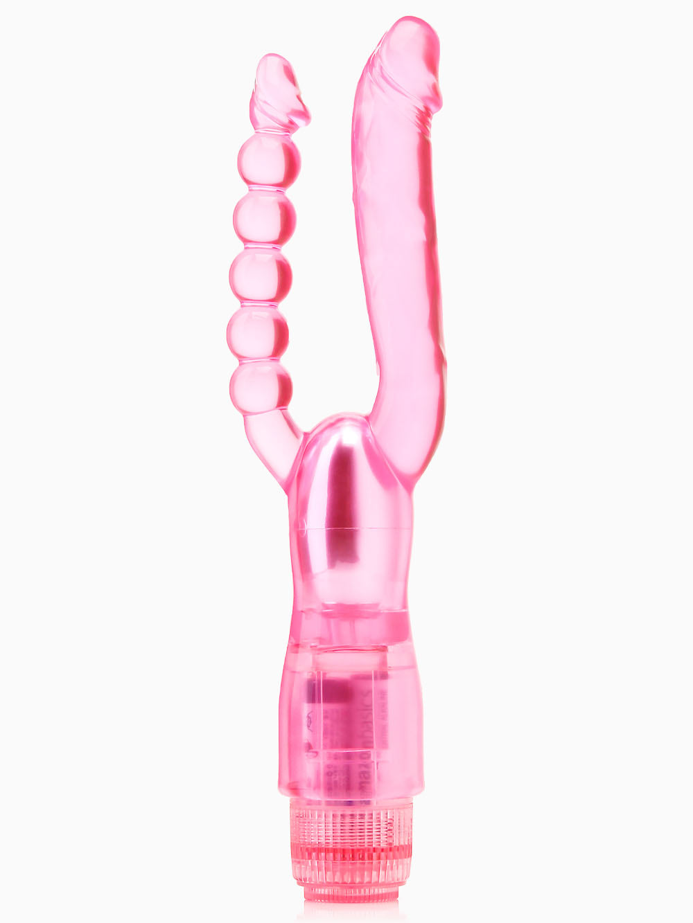 Pillow Talk Sweet Spot Double Penetration Vibrator, Pink, 10.5 Inches