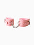 Pillow Talk Beginners Lined Handcuffs, Pink