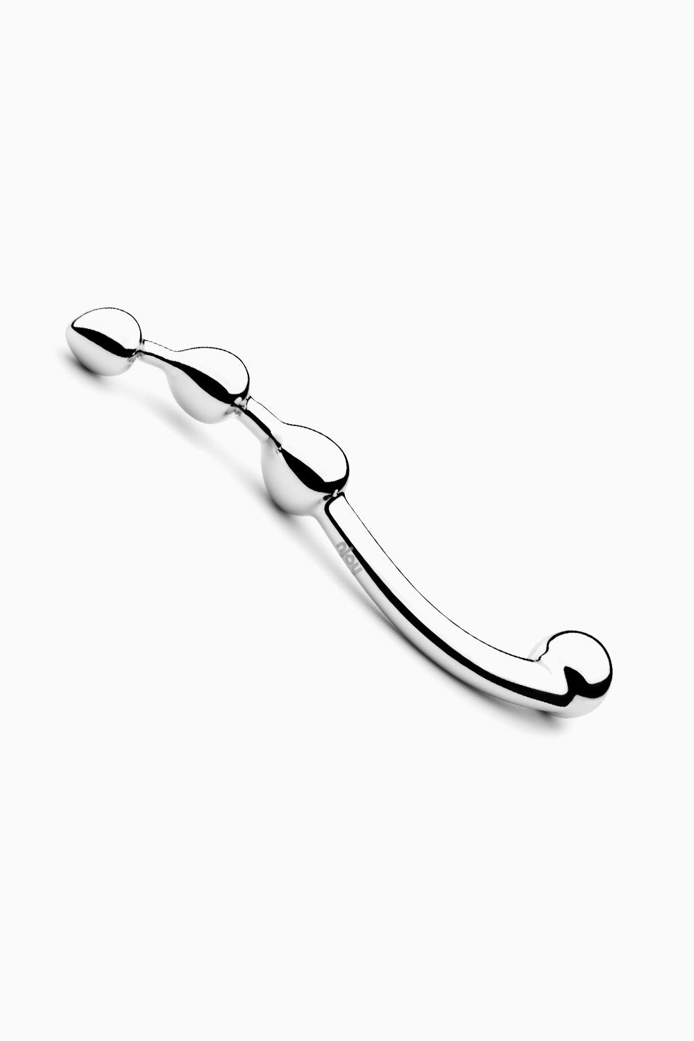 NJOY Fun Wand Stainless Steel Dildo, 8 Inches