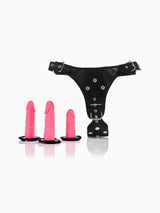 Pillow Talk Strap On Harness and Dildos