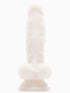 Pillow Talk Suction Cup Dildo, 7 Inches, Tan