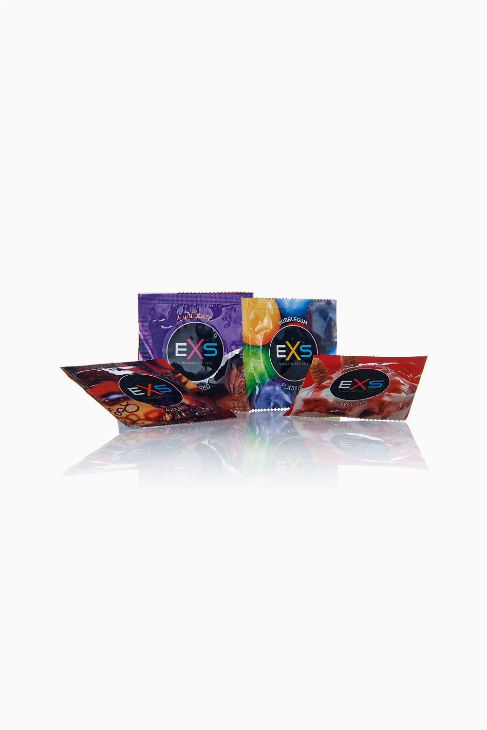EXS Mixed Flavoured Condoms 100 Pack