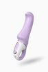 Satisfyer Vibes Charming Smile G-Spot Vibrating Dildo Lilac, 7 Inches