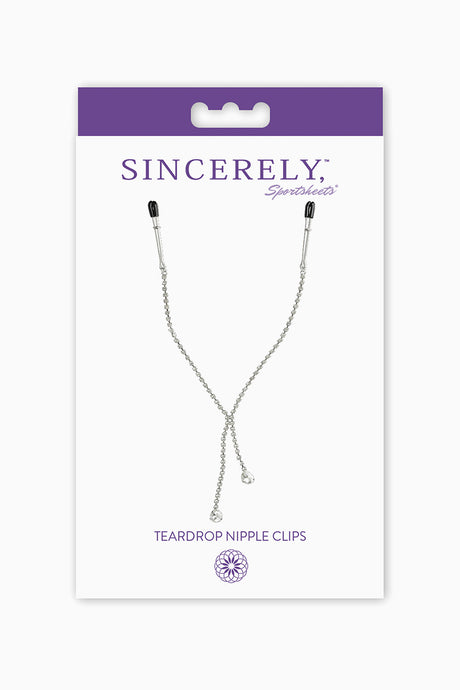 Sportsheets Sincerely Teardrop Nipple Clips