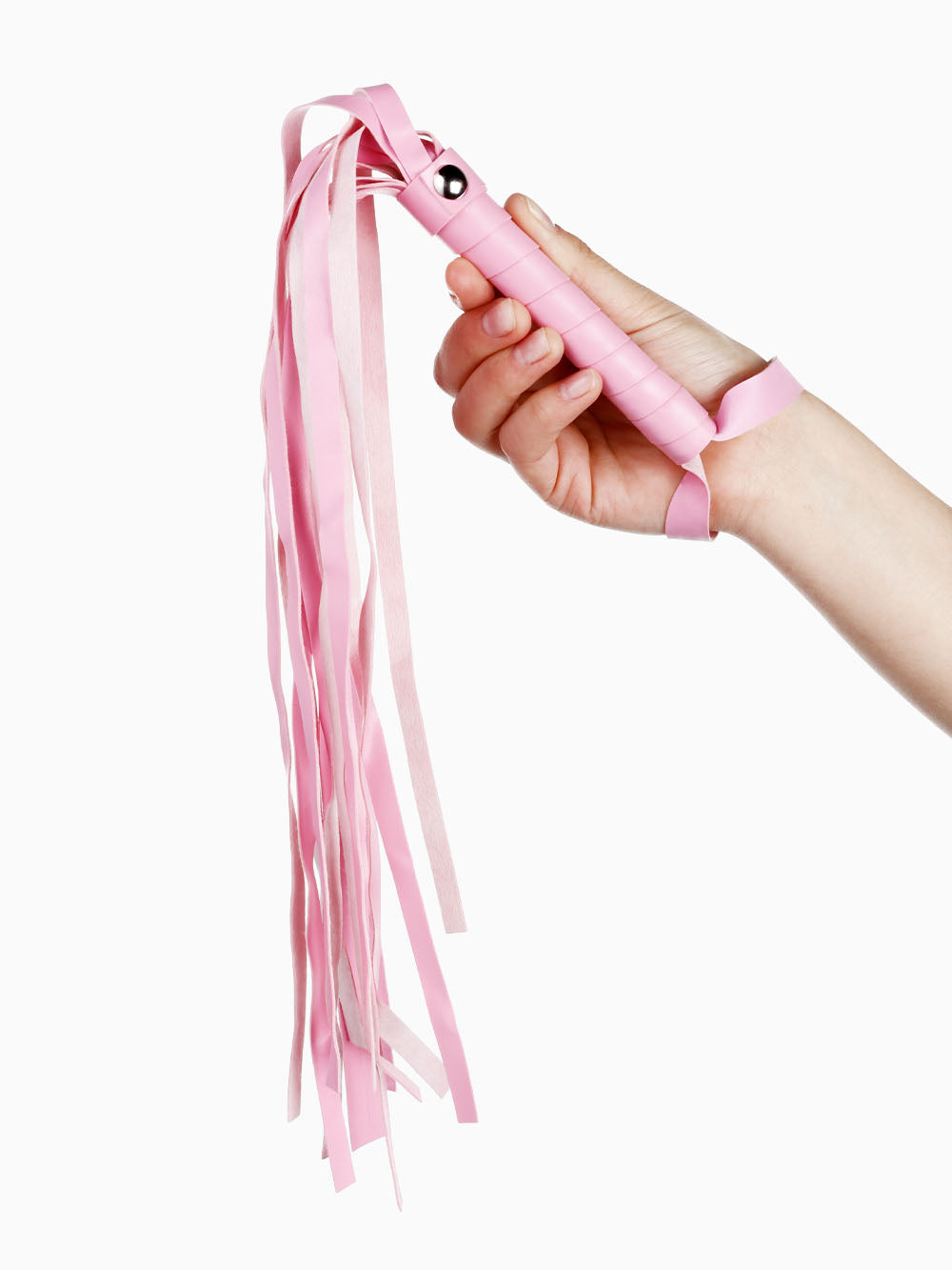 Pillow Talk Faux Leather Classic Whip - Baby Pink