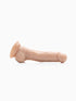 Pillow Talk Suction Cup Dildo, 7 Inches, Cream