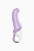 Satisfyer Vibes Charming Smile G-Spot Vibrating Dildo Lilac, 7 Inches