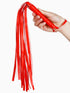 Pillow Talk Faux Leather Classic Whip - Red