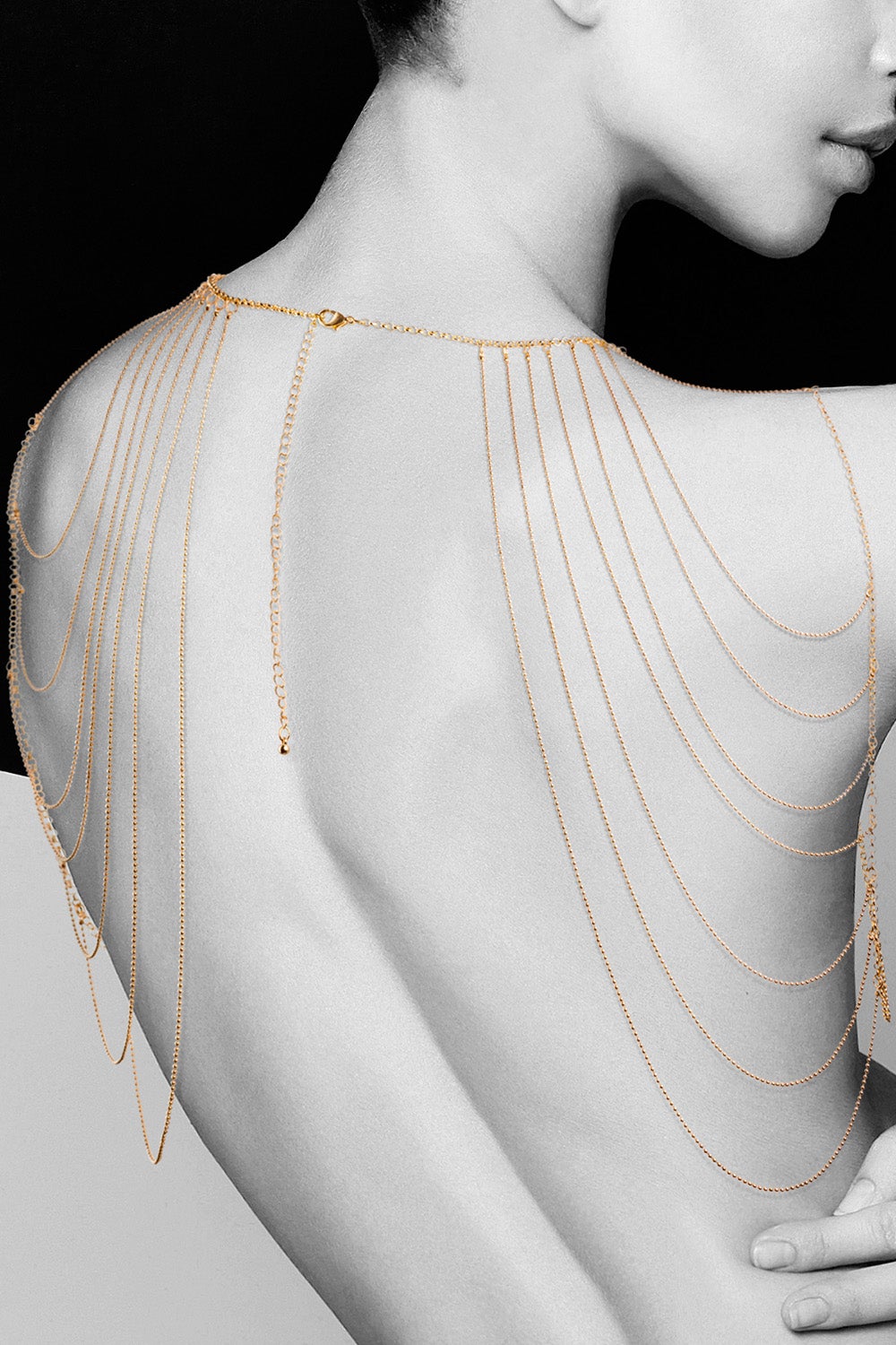 Bijoux Indiscrets Magnifique Shoulder Jewellery Gold