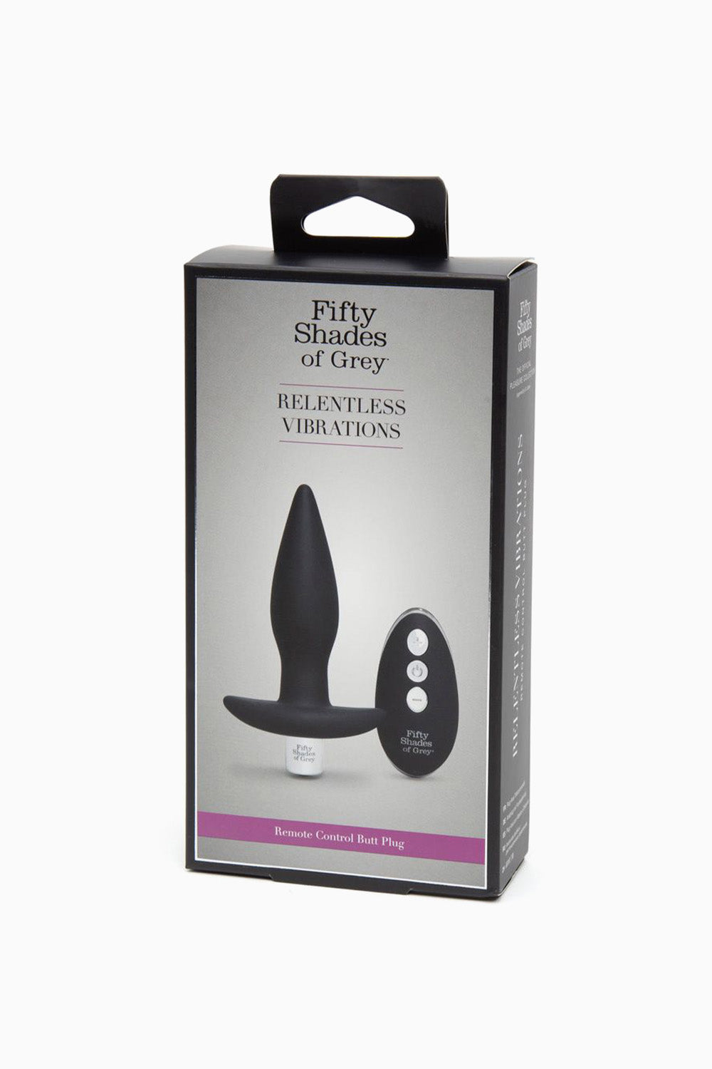 Fifty Shades of Grey Relentless Vibrations Remote Control Butt Plug