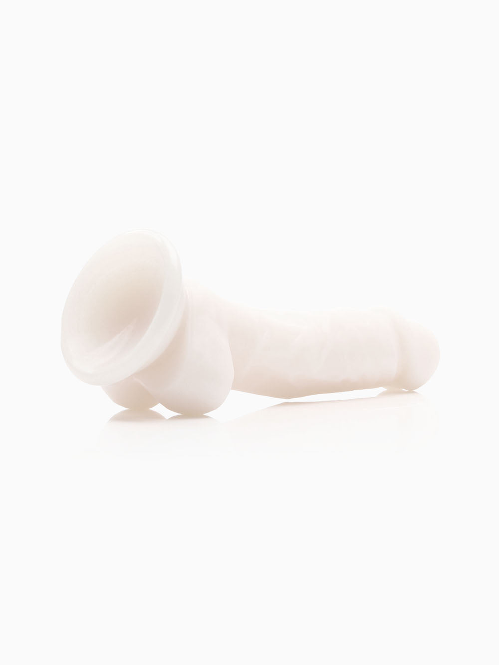 Pillow Talk Suction Cup Dildo, 7 Inches, Tan