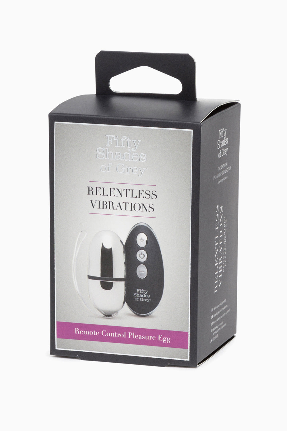 Fifty Shades of Grey Relentless Vibrations Remote Control Pleasure Egg, 4.25 Inches