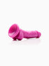 Pillow Talk Suction Cup Dildo, 7 Inches, Pink