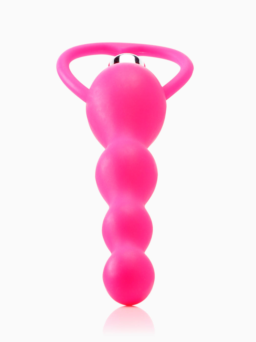 Pillow Talk Anal Bead Vibrator 6.5 Inches - Pink