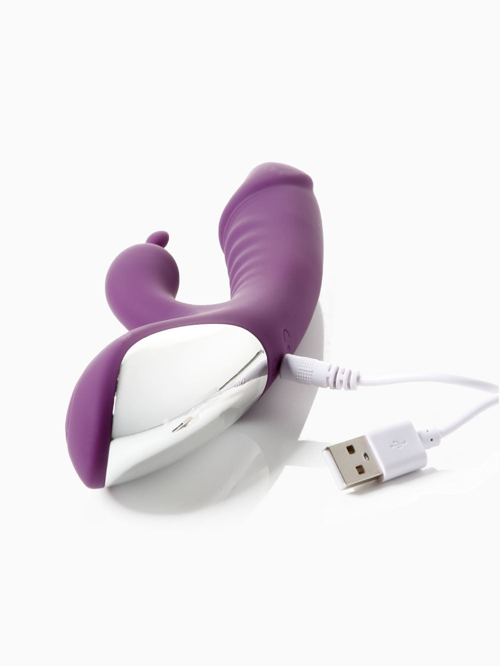 Pillow Talk Thumper Rabbit Vibrator Purple, 8.5 Inches