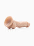 Pillow Talk Suction Cup Dildo, 7 Inches, Cream