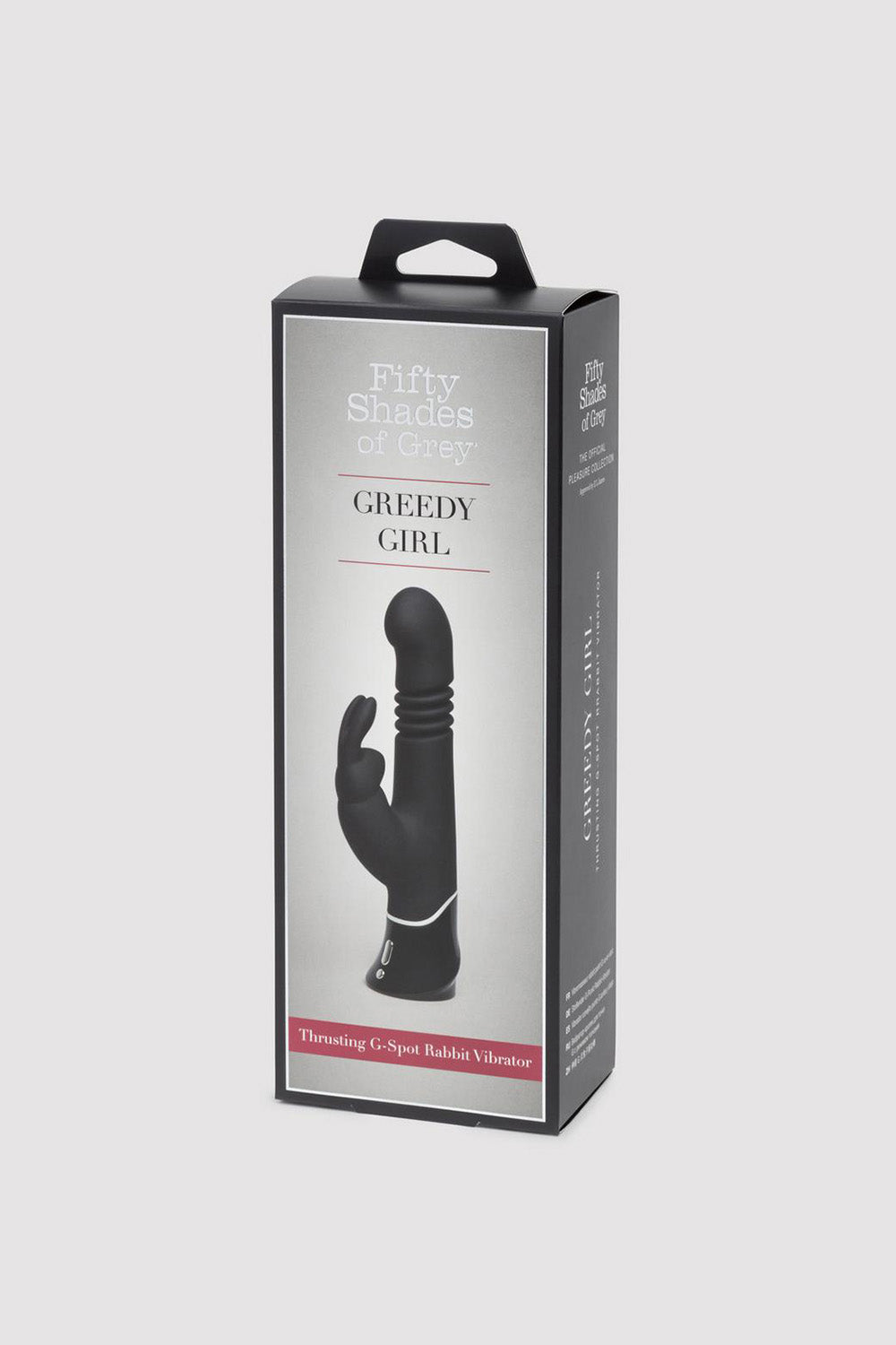 Fifty Shades of Grey Greedy Girl Rechargeable Thrusting G-Spot Rabbit Vibrator, 9 Inches