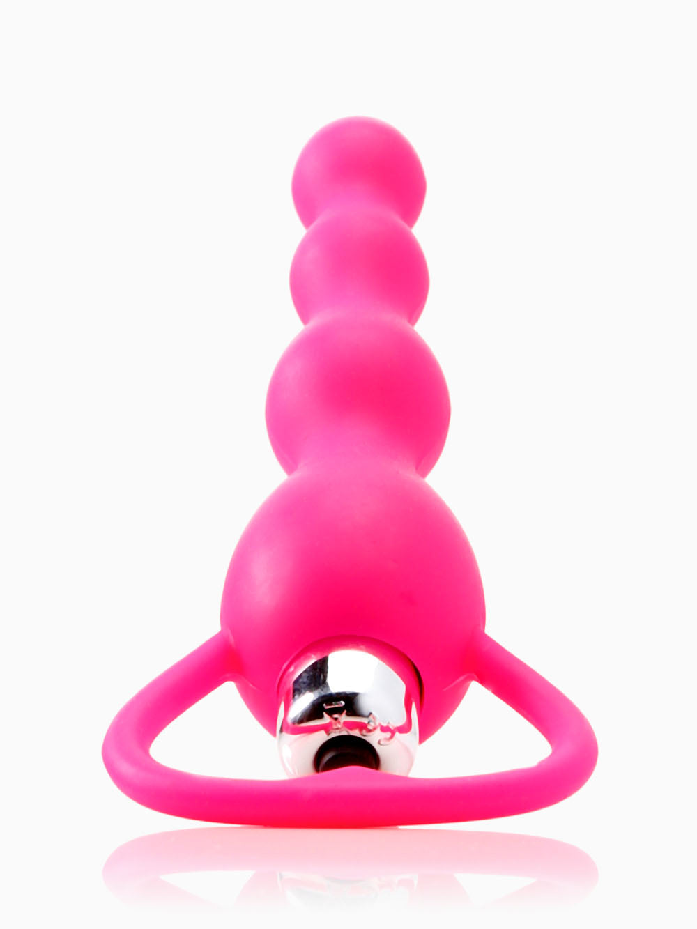 Pillow Talk Anal Bead Vibrator 6.5 Inches - Pink