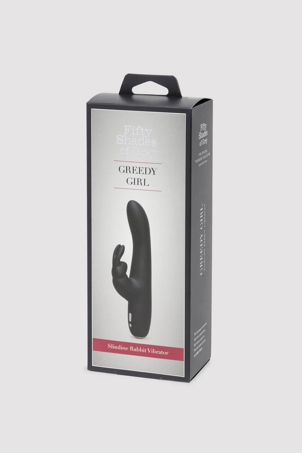 Fifty Shades of Grey Greedy Girl Rechargeable Slimline Rabbit Vibrator, 9 Inches