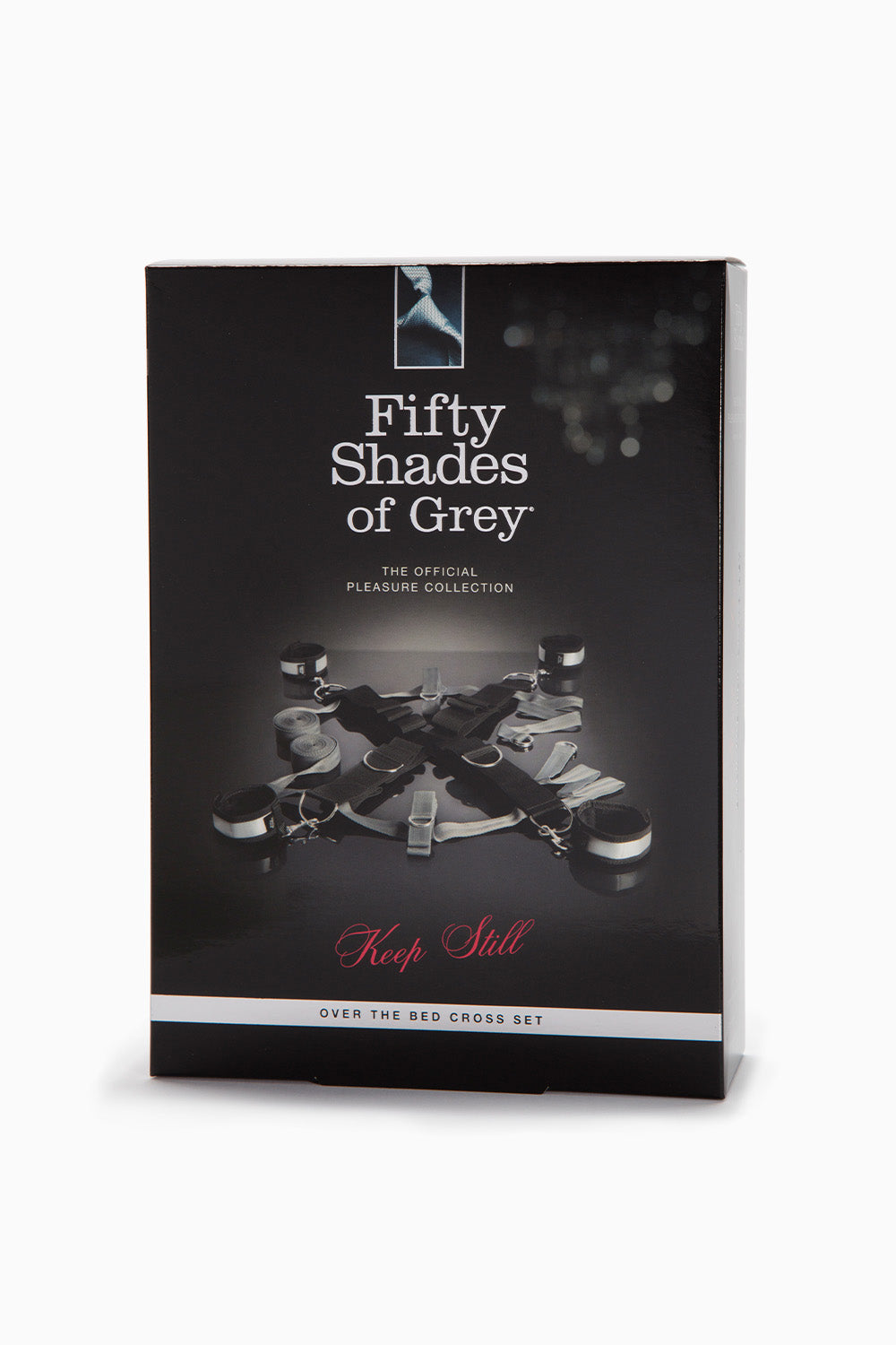 Fifty Shades of Grey Keep Still Over the Bed Cross Restraint Silver