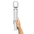 Le Wand Rechargeable Massager Vibrator Wand Pearl White, 13 Inches